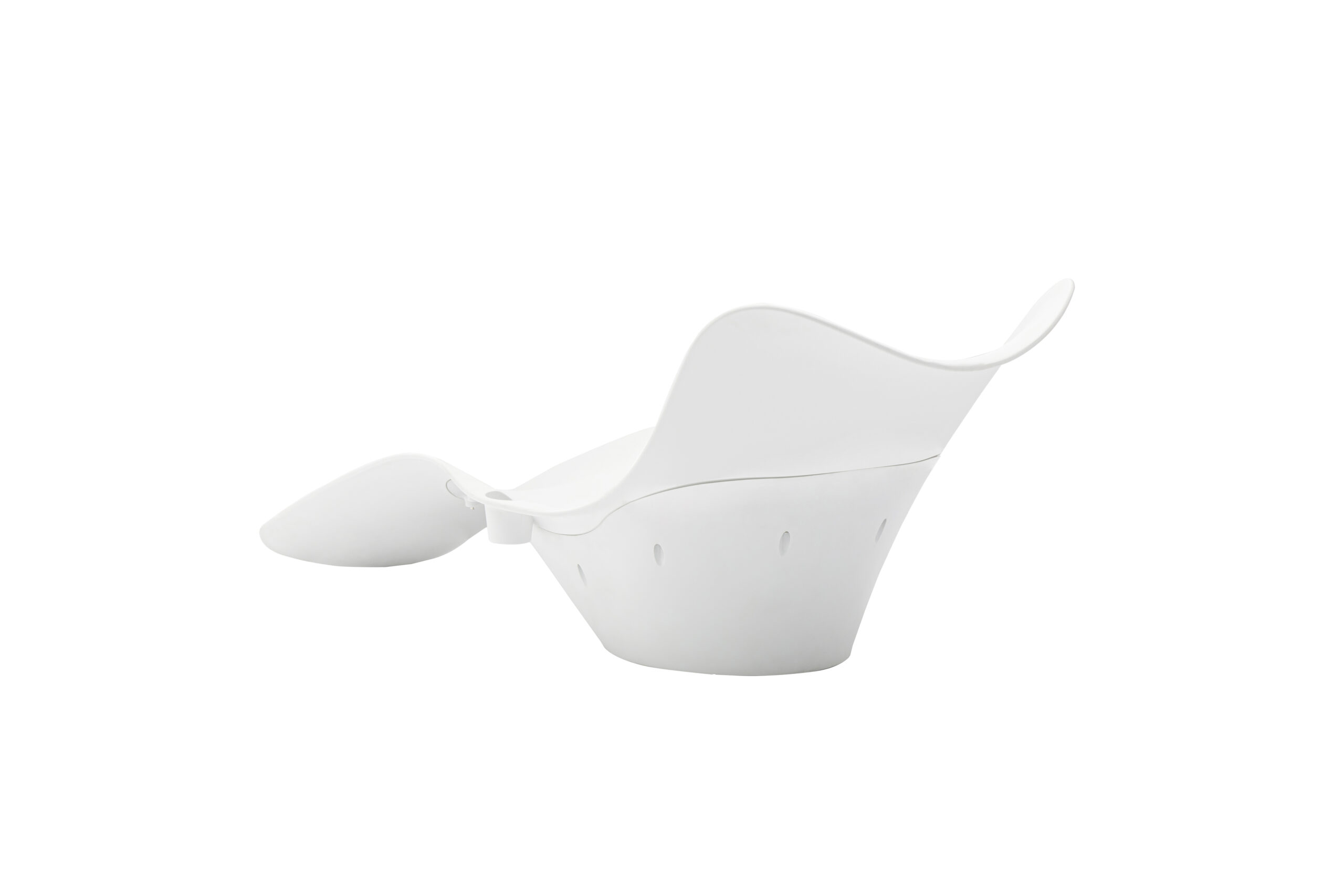 Ocean In Pool Chaise Lounge Back View